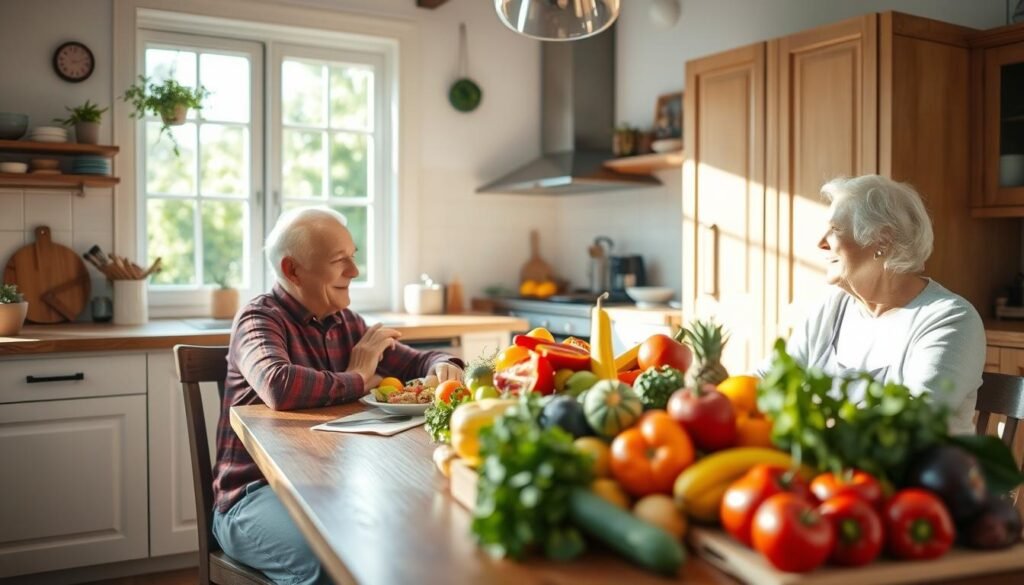 alimentação saudável na aposentadoria