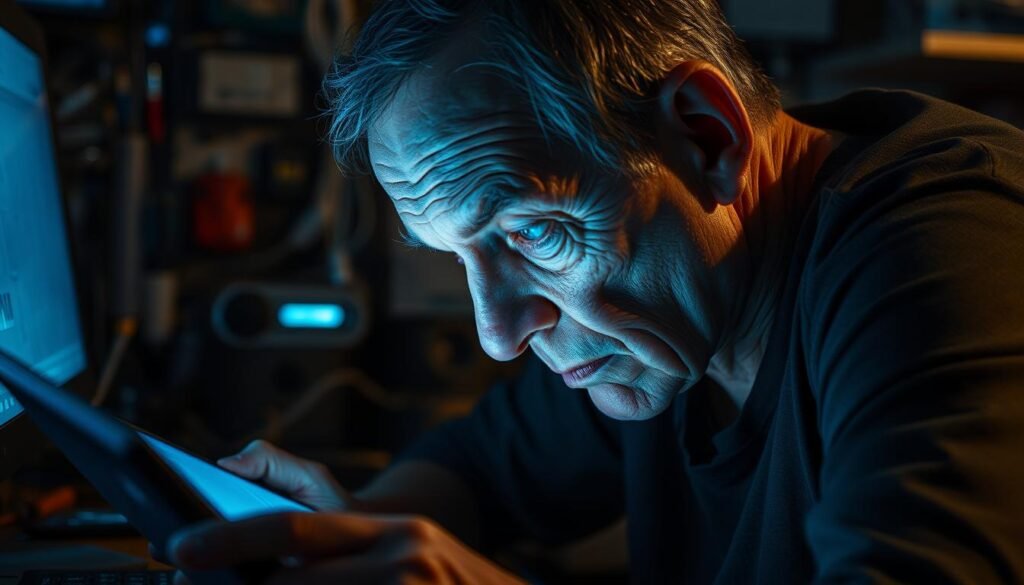 envelhecimento precoce relacionado à tecnologia
